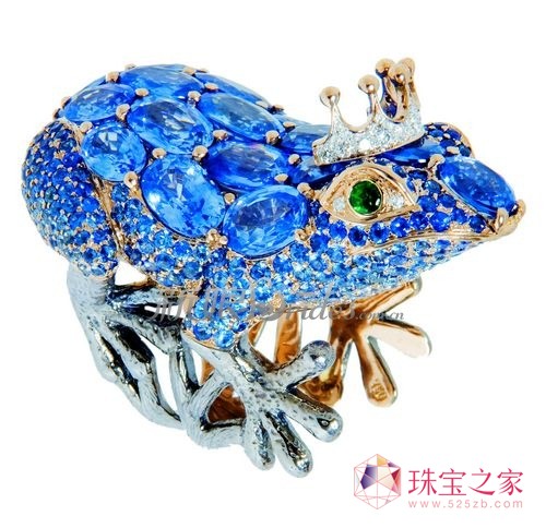 青蛙王子镶宝石戒指Lydia Courteille from LaneCrawford 青蛙王子镶宝石戒指Lydia Courteille from LaneCrawford